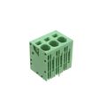 EB167A-03-M-180 - 0.295 7.50mm Green Bulk Polyamide (PA), Nylon Through Hole Vertical with Board Screwless - Leg Spring, Push-In Spring 1 Levels 8-24 AWG EB