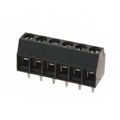 0393570006 - 0.138 3.50mm Black Bulk Polyamide (PA), Nylon Through Hole Horizontal with Board Screw - Rising Cage Clamp 1 Levels 16-28 AWG Eurostyle 39357