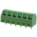 1869101 - 0.197 5.00mm Green Bulk Polyamide (PA), Nylon Through Hole 55° (125°) Angle with Board Screw - Rising Cage Clamp 1 Levels 14-30 AWG COMBICON SMKDSN