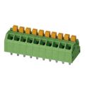 1862123 - 0.138 3.50mm Green Bulk Polyamide (PA), Nylon Through Hole 45° (135°) Angle with Board Screwless - Leg Spring, Push-In Spring 1 Levels 16-24 AWG COMBICON SPTAF EL