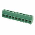 1729089 - 0.197 5.00mm Green Bulk Polyamide (PA), Nylon Through Hole Horizontal with Board Screw - Rising Cage Clamp 1 Levels 14-30 AWG COMBICON MKDSN