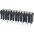 1825740000 - 0.138 3.50mm Black Tube Liquid Crystal Polymer (LCP), Glass Filled Through Hole Vertical with Board Screwless - Push Button Clamp 1 Levels 16-24 AWG Omnimate LSF-SMT