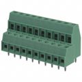 1708110 - 0.150 3.81mm Green Bulk Polyamide (PA), Nylon Through Hole Horizontal with Board Screw - Rising Cage Clamp 2 Levels 16-30 AWG COMBICON MKKDS