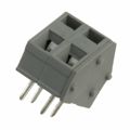 OSTHG020080 - 0.197 5.00mm Gray Bulk Thermoplastic Through Hole Angled Screwless - Leg Spring, Push-In Spring 1 Levels 12-28 AWG OSTHG