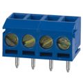 OSTTF040161 - 0.138 3.50mm Blue Bulk Thermoplastic Through Hole Vertical with Board Screw - Leaf Spring, Wire Guard 1 Levels 16-26 AWG OSTTF