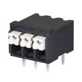 TBLH10-350-03BK - 0.138 3.50mm Black Tray Liquid Crystal Polymer (LCP) Through Hole Horizontal with Board Screwless - Push Button Clamp 1 Levels 16-24 AWG TBLH10-350