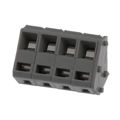 691413720004B - 0.197 5.00mm Gray Bulk Polyamide (PA66), Nylon 6/6 Through Hole 45° (135°) Angle with Board Screwless - Spring Cage, Tension Clamp 1 Levels 12-28 AWG WR-TBL Series 413B