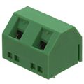 1718605 - 0.300 7.62mm Green Bulk Polyamide (PA), Nylon Through Hole 55° (125°) Angle with Board Screw - Rising Cage Clamp 1 Levels 14-30 AWG COMBICON GSMKDSN
