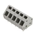 OSTHG050080 - 0.197 5.00mm Gray Bulk Thermoplastic Through Hole Angled Screwless - Leg Spring, Push-In Spring 1 Levels 12-28 AWG OSTHG