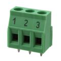 1734669 - 0.197 5.00mm Green Bulk Polyamide (PA), Nylon Through Hole Horizontal with Board Screw - Rising Cage Clamp 1 Levels 12-30 AWG COMBICON MKDSN