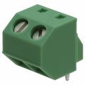 1877481 - 0.200 5.08mm Green Bulk Polyamide (PA), Nylon Through Hole 55° (125°) Angle with Board Screw - Rising Cage Clamp 1 Levels 14-30 AWG COMBICON SMKDSNF