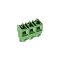 691250910003 - 0.375 9.53mm Green Bulk Polyamide (PA66), Nylon 6/6 Through Hole Horizontal with Board Screw - Rising Cage Clamp 1 Levels 10-30 AWG WR-TBL Series 2509
