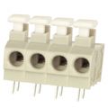 ED4101/4-KD - 0.197 5.00mm Gray, Slate Bulk Polyamide (PA), Nylon Through Hole Horizontal with Board Screwless - Push Button Clamp 1 Levels 14-20 AWG ED4101