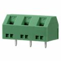 1718618 - 0.300 7.62mm Green Bulk Polyamide (PA), Nylon Through Hole 55° (125°) Angle with Board Screw - Rising Cage Clamp 1 Levels 14-30 AWG COMBICON GSMKDSN