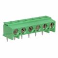 284094-6 - 0.200 5.08mm Green Bulk Polyamide (PA66), Nylon 6/6 Through Hole Vertical with Board Screw - Rising Cage Clamp 1 Levels 16-30 AWG Buchanan