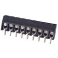ED555/9DS - 0.138 3.50mm Gray Bulk Polyamide (PA), Nylon Through Hole Horizontal with Board Screw - Leaf Spring, Wire Guard 1 Levels 16-28 AWG ED555/DS