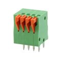 AST0820406 - 0.100 2.54mm Green Bulk Polyamide (PA66), Nylon 6/6 Through Hole Vertical with Board Screwless - Spring Cage, Tension Clamp 1 Levels 20-26 AWG