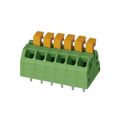 1864338 - 0.138 3.50mm Green Bulk Polyamide (PA), Nylon Through Hole 45° (135°) Angle with Board Screwless - Leg Spring, Push-In Spring 1 Levels 16-24 AWG COMBICON SPTAF LL