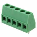 1715187 - 0.197 5.00mm Green Bulk Polyamide (PA), Nylon Through Hole Horizontal with Board Screw - Rising Cage Clamp 1 Levels 14-30 AWG COMBICON MKDS