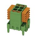 1848642 - 0.138 3.50mm Green Bulk Polyamide (PA), Nylon Through Hole, SKEDD Vertical with Board Screwless - Leg Spring, Push-In Spring 2 Levels 16-24 AWG SDDC