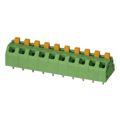 1862495 - 0.197 5.00mm Green Bulk Polyamide (PA), Nylon Through Hole 45° (135°) Angle with Board Screwless - Leg Spring, Push-In Spring 1 Levels 16-24 AWG COMBICON SPTAF EL