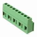 282858-5 - 0.394 10.00mm Green Bulk Polyamide (PA66), Nylon 6/6 Through Hole Horizontal with Board Screw - Rising Cage Clamp 1 Levels 12-30 AWG Buchanan