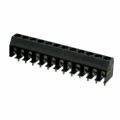 29.012 - 0.138 3.50mm Gray Bulk Polyamide (PA66), Nylon 6/6 Through Hole Horizontal with Board Screw 1 Levels 16-28 AWG