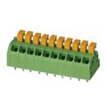 1864367 - 0.138 3.50mm Green Bulk Polyamide (PA), Nylon Through Hole 45° (135°) Angle with Board Screwless - Leg Spring, Push-In Spring 1 Levels 16-24 AWG COMBICON SPTAF LL