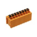 1330240000 - 0.197 5.00mm Orange Bulk Thermoplastic, Wemid Through Hole Vertical with Board Screwless - Leg Spring, Push-In Spring 1 Levels 12-24 AWG Omnimate LMF