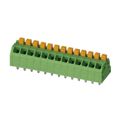 1862233 - 0.138 3.50mm Green Bulk Polyamide (PA), Nylon Through Hole 45° (135°) Angle with Board Screwless - Leg Spring, Push-In Spring 1 Levels 16-24 AWG COMBICON SPTAF EL