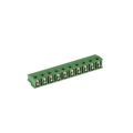 691242910010 - 0.295 7.50mm Green Bulk Polyamide (PA66), Nylon 6/6 Through Hole Horizontal with Board Screw - Rising Cage Clamp 1 Levels 12-30 AWG WR-TBL Series 2429
