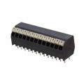 1885760000 - 0.138 3.50mm Black Tube Liquid Crystal Polymer (LCP), Glass Filled Through Hole 45° (135°) Angle with Board Screwless - Push Button Clamp 1 Levels 16-24 AWG Omnimate LSF-SMT