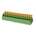 1864406 - 0.138 3.50mm Green Bulk Polyamide (PA), Nylon Through Hole 45° (135°) Angle with Board Screwless - Leg Spring, Push-In Spring 1 Levels 16-24 AWG COMBICON SPTAF LL