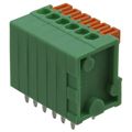 1789579 - 0.100 2.54mm Green Bulk Through Hole Vertical with Board Screwless - Spring Cage, Tension Clamp 1 Levels 20-26 AWG COMBICON FFKDSA