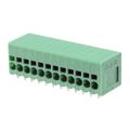 1990834 - 0.138 3.50mm Green Bulk Polyamide (PA), Nylon Through Hole Horizontal with Board Screwless - Spring Cage, Tension Clamp 1 Levels 16-24 AWG COMBICON SPT