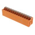 1330310000 - 0.197 5.00mm Orange Bulk Thermoplastic, Wemid Through Hole Vertical with Board Screwless - Leg Spring, Push-In Spring 1 Levels 12-24 AWG Omnimate LMF