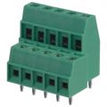 1708055 - 0.150 3.81mm Green Bulk Polyamide (PA), Nylon Through Hole Horizontal with Board Screw - Rising Cage Clamp 2 Levels 16-30 AWG COMBICON MKKDS
