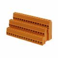 1769760000 - 0.200 5.08mm Orange Bulk Thermoplastic, Wemid Through Hole Horizontal with Board Screw - Clamping Yoke, Tension Sleeve 3 Levels 14-24 AWG Omnimate LM
