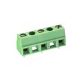 691241810003 - 0.394 10.00mm Green Bulk Polyamide (PA66), Nylon 6/6 Through Hole Horizontal with Board Screw - Rising Cage Clamp 1 Levels 14-30 AWG WR-TBL Series 2416