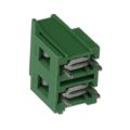 691254910002 - 0.295 7.50mm Green Bulk Polyamide (PA66), Nylon 6/6 Through Hole Horizontal with Board Screw - Rising Cage Clamp 1 Levels 12-30 AWG WR-TBL Series 2549