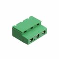 282861-3 - 0.300 7.62mm Green Bulk Polyamide (PA66), Nylon 6/6 Through Hole Horizontal with Board Screw - Rising Cage Clamp 1 Levels 12-30 AWG Buchanan