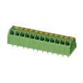1862039 - 0.138 3.50mm Green Bulk Polyamide (PA), Nylon Through Hole 45° (135°) Angle with Board Screwless - Leg Spring, Push-In Spring 1 Levels 16-24 AWG COMBICON SPTAF IL