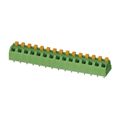 1862547 - 0.197 5.00mm Green Bulk Polyamide (PA), Nylon Through Hole 45° (135°) Angle with Board Screwless - Leg Spring, Push-In Spring 1 Levels 16-24 AWG COMBICON SPTAF EL