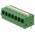1986711-7 - 0.197 5.00mm Green Bulk Polyamide (PA), Nylon Through Hole Horizontal with Board Screwless - Push Button Clamp 1 Levels 12-30 AWG