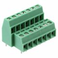 1751442 - 0.138 3.50mm Green Bulk Polyamide (PA), Nylon Through Hole Horizontal with Board Screw - Rising Cage Clamp 2 Levels 16-30 AWG COMBICON MKKDS