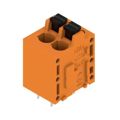1331080000 - 0.200 5.08mm Orange Bulk Thermoplastic, Wemid Through Hole Vertical with Board Screwless - Leg Spring, Push-In Spring 1 Levels 12-24 AWG Omnimate LMF