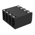 009276004021006 - 0.098 2.50mm Black Tape &amp; Reel (TR) Polyamide (PA46), Nylon 4/6, Glass Filled Surface Mount Horizontal with Board Screwless - Leg Spring, Push-In Spring 1 Levels 18-24 AWG 9276