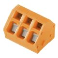 1960240000 - 0.197 5.00mm Orange Bulk Thermoplastic, Wemid Through Hole 45° (135°) Angle with Board Screwless - Spring Cage, Tension Clamp 1 Levels 14-26 AWG Omnimate LMZF