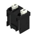 1869810000 - 0.300 7.62mm Black Tube Liquid Crystal Polymer (LCP), Glass Filled Through Hole Vertical with Board Screwless - Push Button Clamp 1 Levels 16-24 AWG Omnimate LSF-SMT