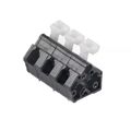 1952690000 - 0.295 7.50mm Black Bulk Thermoplastic, Wemid Through Hole 45° (135°) Angle with Board Screwless - Spring Cage, Tension Clamp 1 Levels 14-26 AWG Omnimate LMZFL